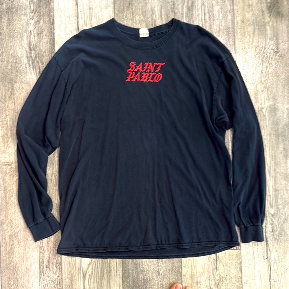 Rare Kanye West Kim Kardashian Saint Pablo tour long sleeve.